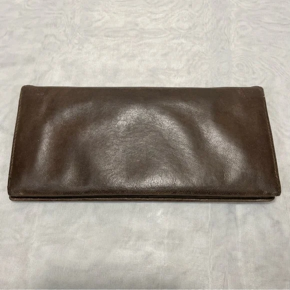 Vintage Dior Brown Leather Wallet with Dior Signature Logo - Picture 2 of 10